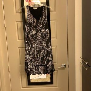 Iro drop waist patterned dress